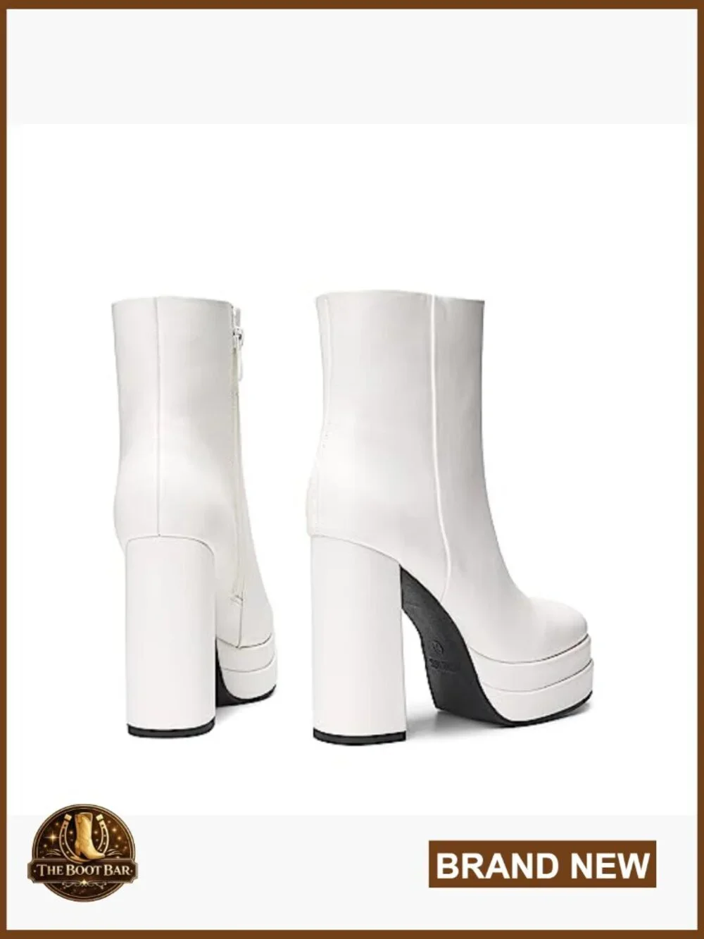 Women's Platform Ankle Boots Chunky Heels Square Toe Y2K Party Booties
